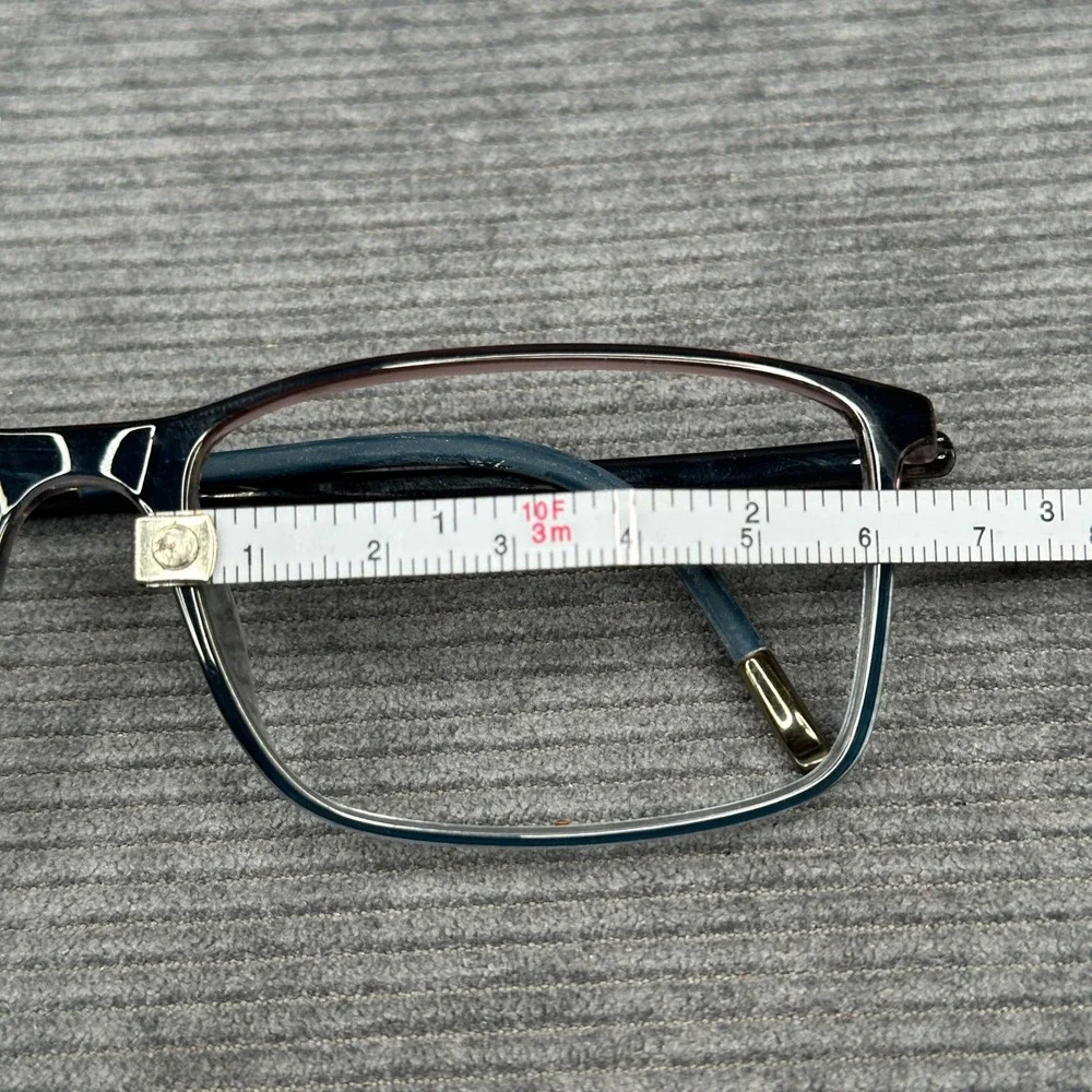 Silhouette SPX Y2K 2934 Blue Purple Gradient Rectangular Eyeglass Frames 56-16